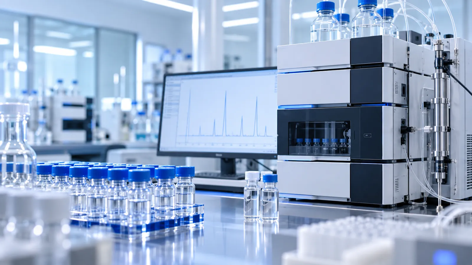 Resins & reagents laboratory visual