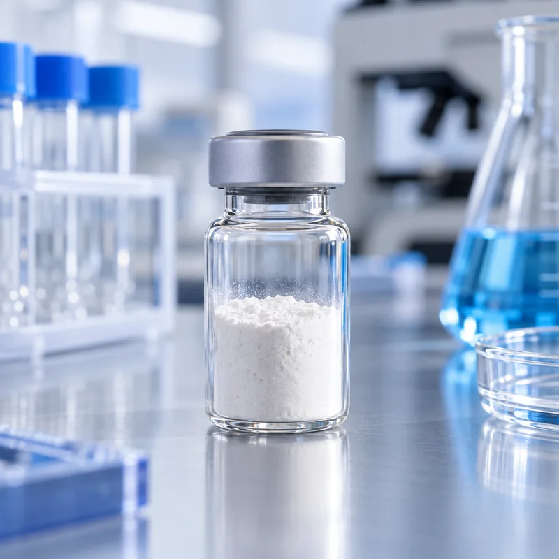 Illustration of Palmitoyl Tripeptide-1 raw material packaging